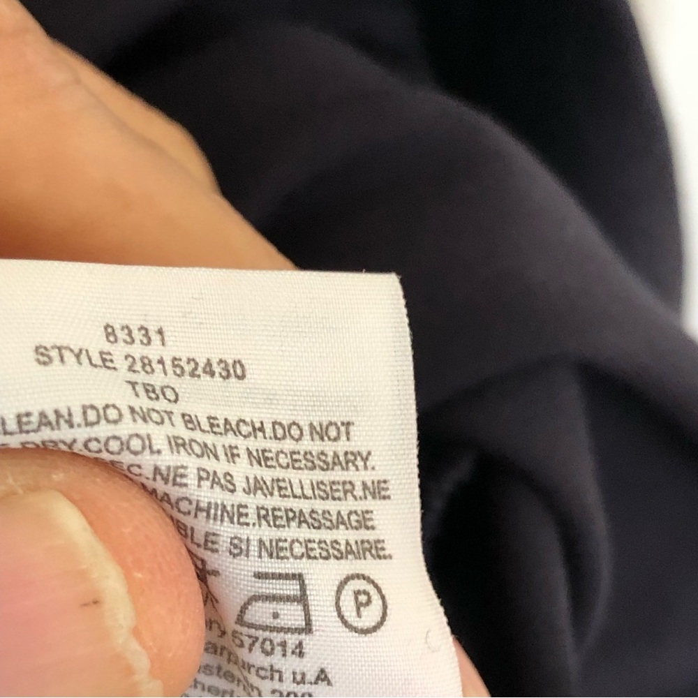 Tory Burch Pencil sheath Dress compression fabric front exposed Zipper pockets M - Picture 12 of 13